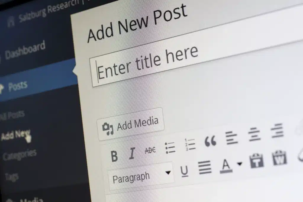 How to add a new post in wordpress.